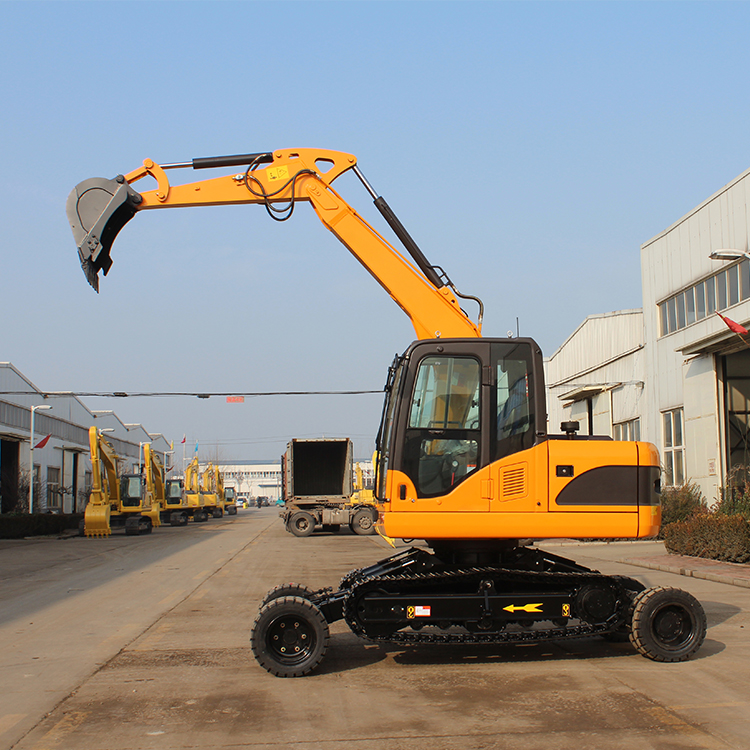 Small Wheel Crawler Excavator X9